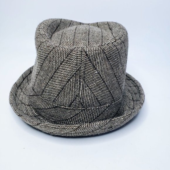 Something Special Thin Rim Striped Fedora Hat - Picture 5 of 10